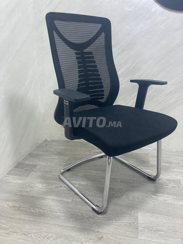 Chaise visiteur en simili cuir/banquette/bureau... - 2