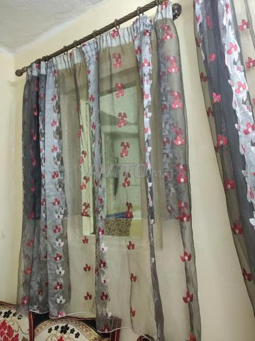 2 Rideaux pour la fenêtre de salon