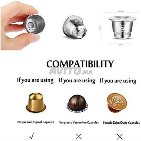 Capsule rechargeable Nespresso Dolce gusto ☕ Inox