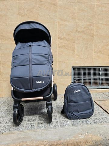Poussette Bébé Kidilo Pliable avec Sac