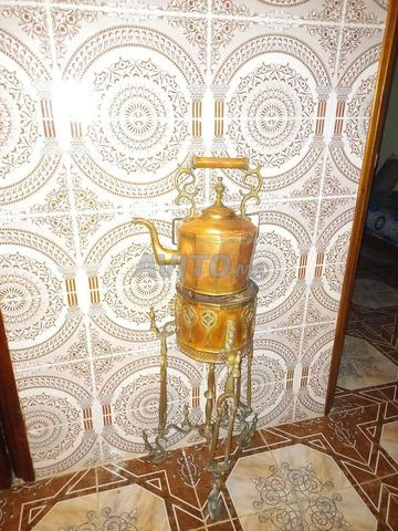 Bouilloire et brasero en cuivre rouge - 2