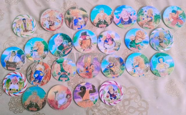 Pogs Pokémon et Dragon ball