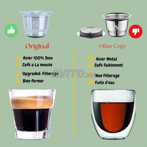 كبسولة قهوة نسبريسو دولتشي جوستو من الستانلس ستيل