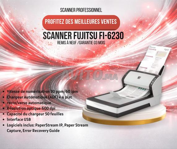 Scanner de documents Fujitsu fi-6230 Remis à neuf