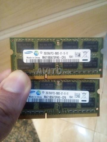 RAM 2 Go x 2 (total 4 Go) DDR3 - 2
