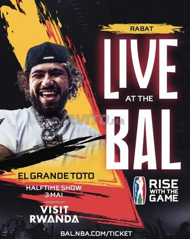 2 billets cat 1, the bal le jour de toto