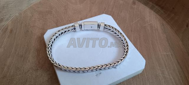 Gourmette homme de luxe argent 925 - 2