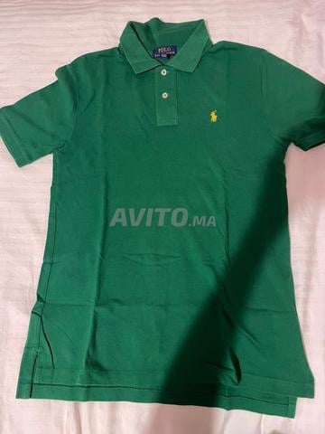 بولو نسائي أخضر مقاس S/M بحالة جيدة جداً - 2