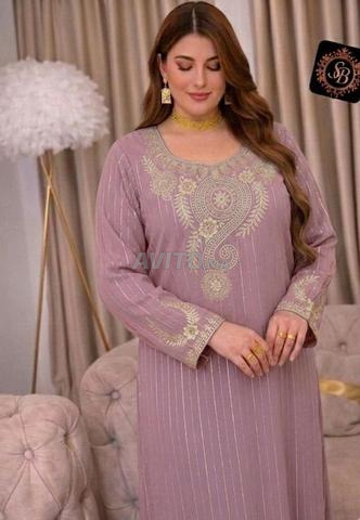 Chemise en tissu rose