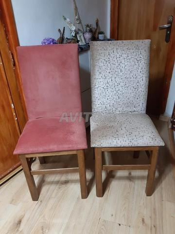 lot de 4 chaises en bois