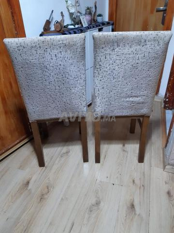 مجموعة من 4 كراسي خشبية - 2