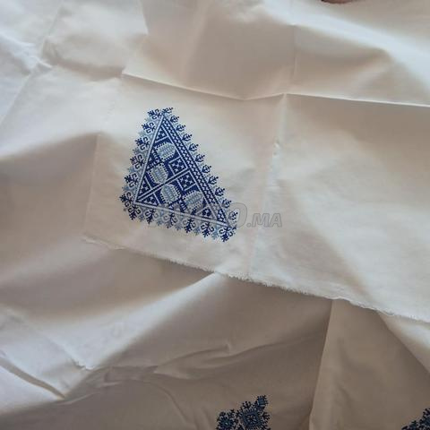 غطاء مطرز باليد على الطريقة الفاسية - 2