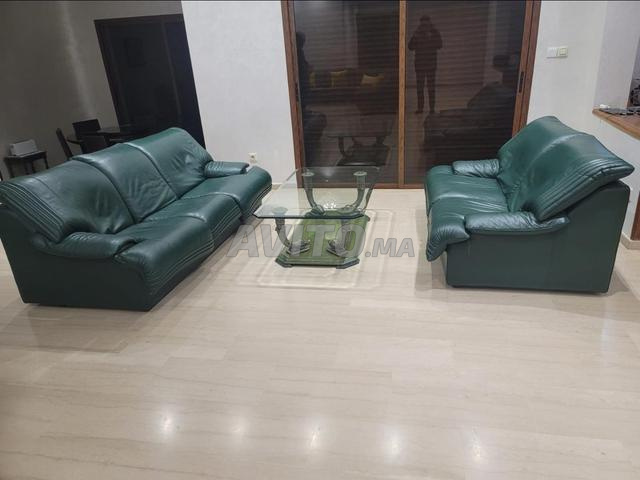 Salon en cuir