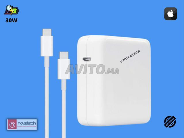 Chargeur USB-C Original pour Apple MacBook – 30W - 2