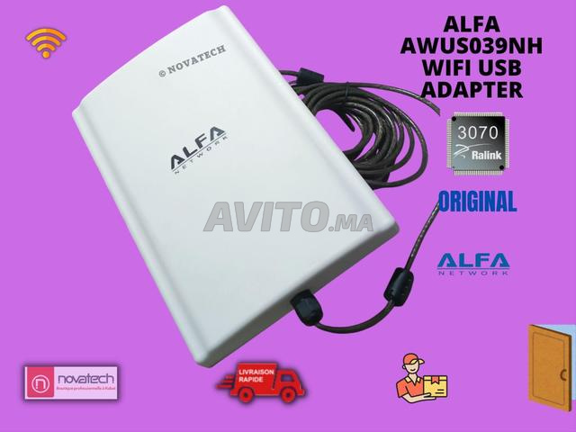 مستشعر ALFA WIFI AWUS039NH 98dbi عالي الكسب 150 ميجابت/ثانية