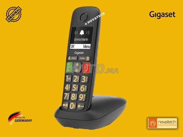 هاتف جيجاست E290H ثابت لاسلكي لكبار السن - 2
