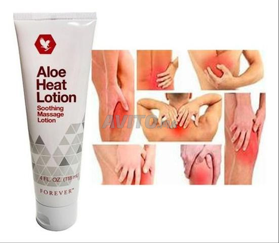 Lotion chauffante à l'aloe vera