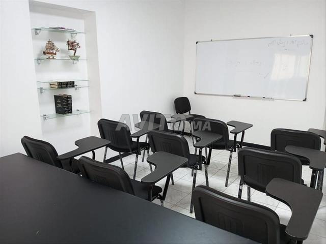 Mobilier scolaire / Pupitre / Table ronde / Chaise iso - 2