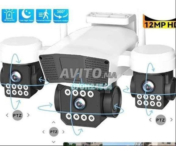 Caméra Solaire 3 caméras PTZ 12MP