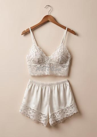 Pyjama femme en dentelle – élégant et confortable - 2
