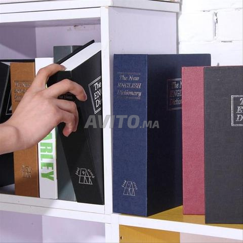 Coffre-fort Livre Boîte Secrète خزانة على شكل كتاب - 2