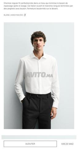 Chemise coupe regular ZARA (S) - 2