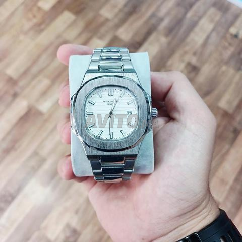 Montre homme luxe boîte élégante - Noir Bleu Blanc - 2