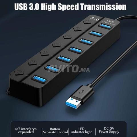 Hub USB 3.0 - 7 Ports avec Interrupteurs - 2