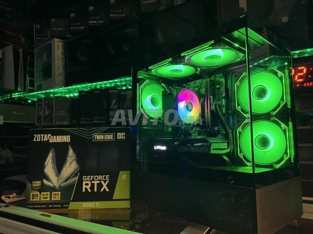 كمبيوتر جيمنج RTX 3060 Ti جديد بضمان