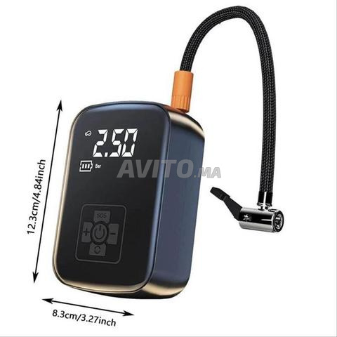 🔋 Gonfleur Électrique Portable Gonfleur Pneu Portable - 2