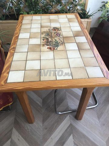 Table intérieur/extérieur avec chaise - 2