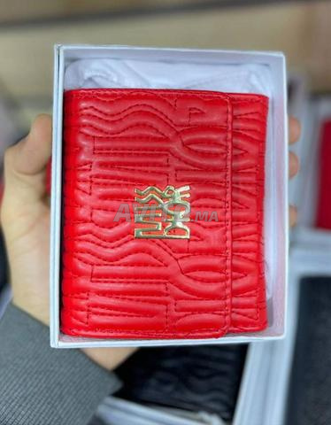 Portefeuille femme chic en rouge - 2