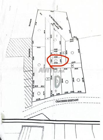 Terrain à vendre Azrouk 59 m² papiers notariés enregistrés