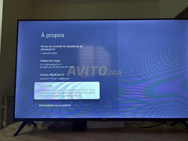 TCL 43 smart tv HDR \ 1 an iptc - 2