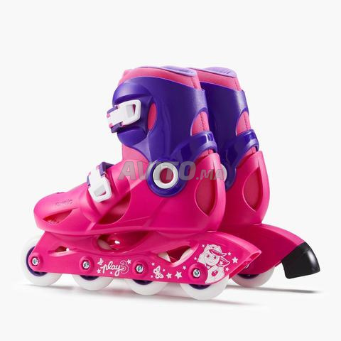 OXELO- roller enfant PLAY 3 rose - 2