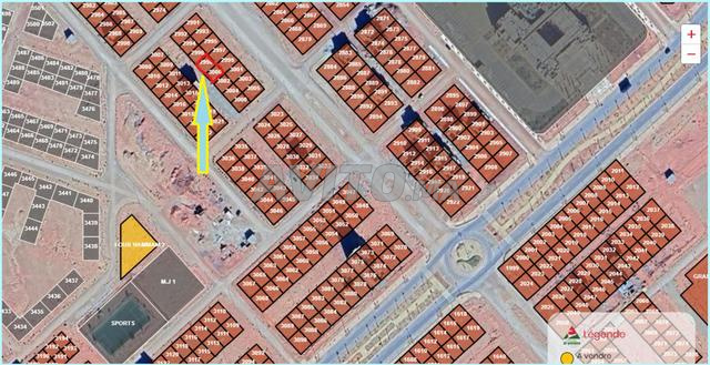 Terrain titré 120m2 Majd3 Omrane R plus 2