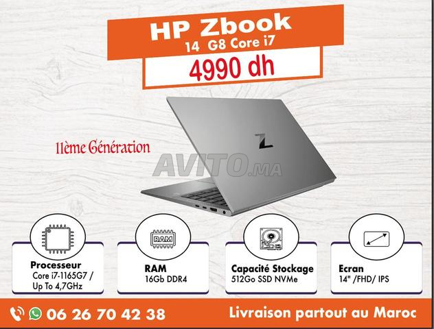 HP Zbook 14 FireFly G8 Core i7