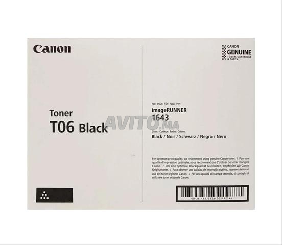 Toner Canon T06 Noir Original 3526C002AA