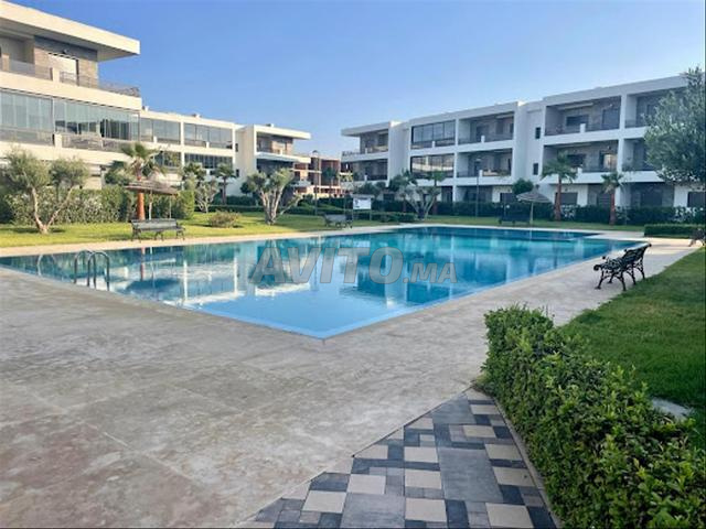 Rez-de-chaussée vue piscine à Sidi Rahal - 2