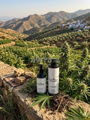Huile de cannabis et shampoing sans sulfate ni parabène