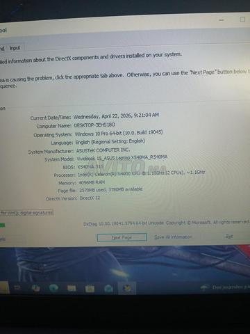 حاسوب Asus 128G SSD - 2