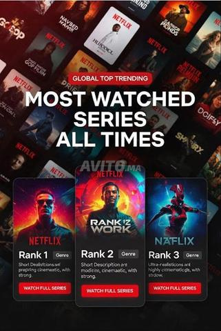 Abonnement Netflix Mensuel ✅📺🍿