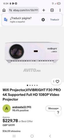 جهاز عرض VIVIBRIGHT f30 HDHiFi بجودة صوت عالية