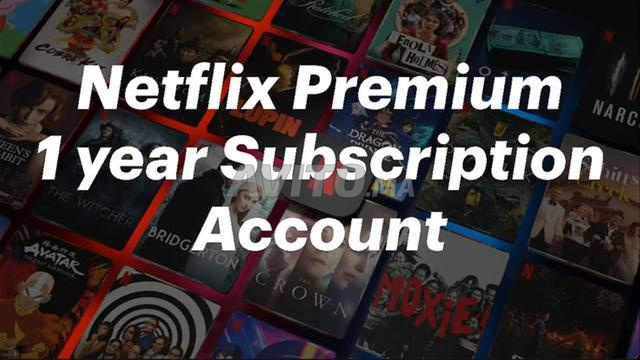 ✅ Comptes d'abonnement Netflix Premium 1 an📺🍿