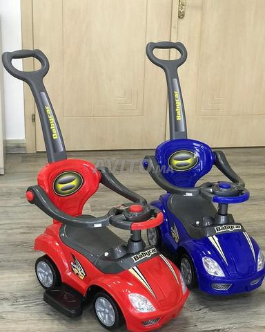 Voiture enfant avec poignée parentale et klaxon - 2