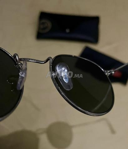 Ray-Ban RB3447 round metal argent - 2
