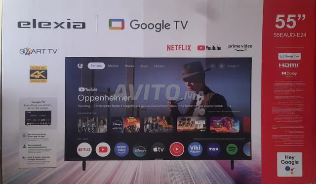 Elexia 55p 4K UHD Smart Google tv