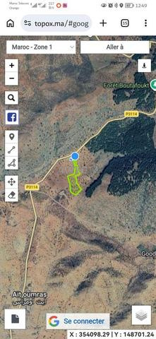 Terrain agricole 2 hectares à Ait Amras Tnanat Azilal