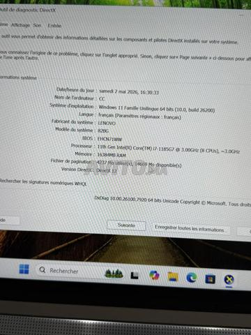 Lenovo Yoga 9i Series 360 14 pouces i7 11ème Génération Gold - 2
