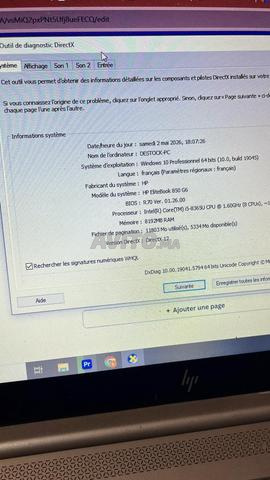HP i5 8ème Génération – 8GB RAM – SSD – Bon état - 2
